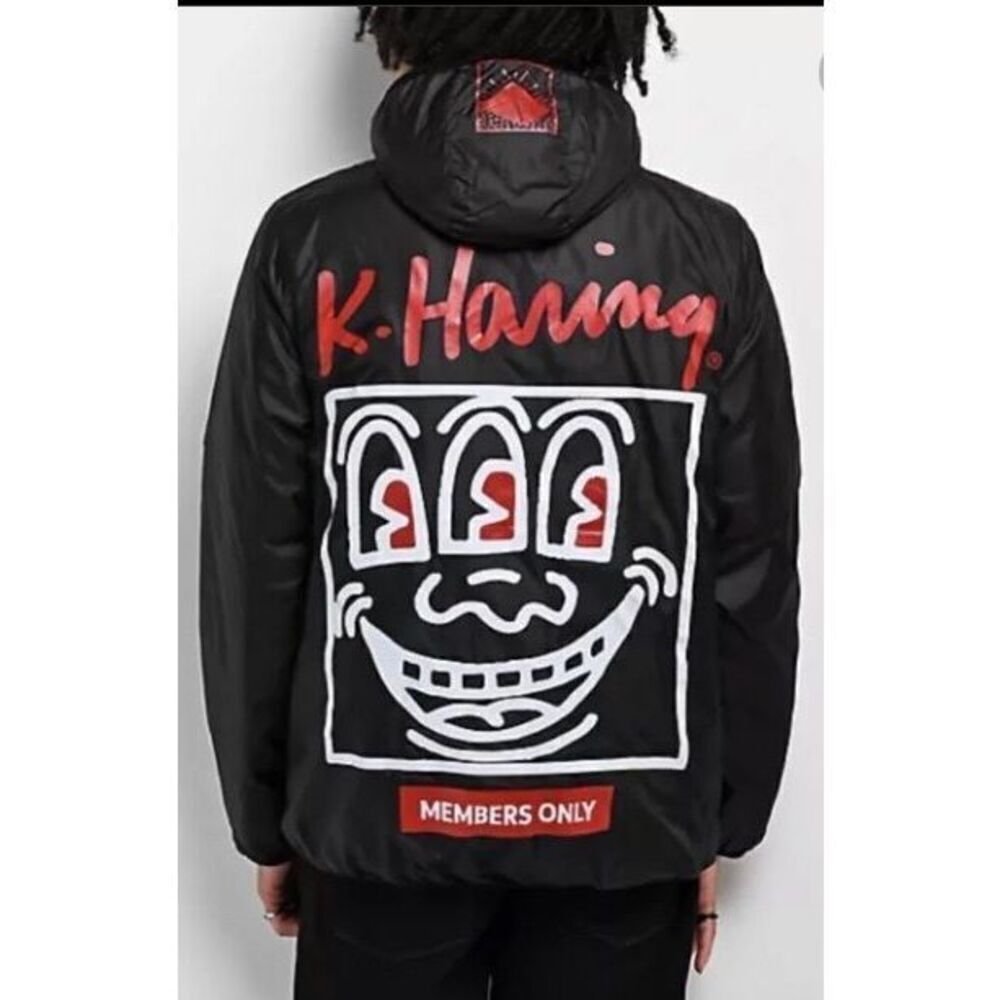 MEMBERS ONLY + KEITH HARANG - M Sz XL -NWT Reversible Puffer Jacket - Picture 5 of 16